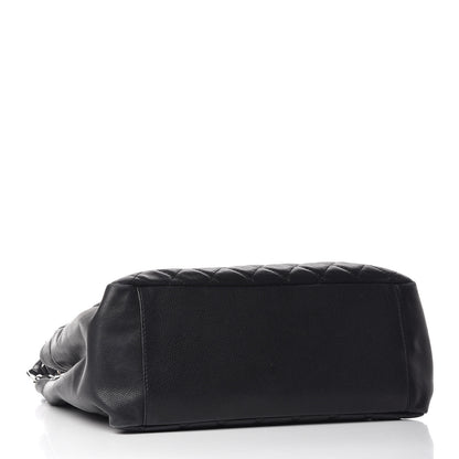 Chanel Caviar Quilted Grand Shopping Tote GST Black 4 of 15