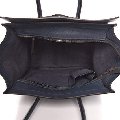 Celine Drummed Calfskin Micro Luggage Orage 5 of 20