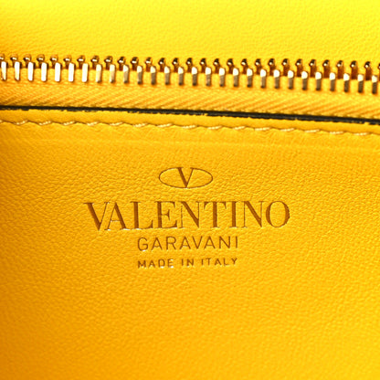 Valentino Garavani Nappa Stud Sign Shoulder Bag Bright Lemon 6 of 8