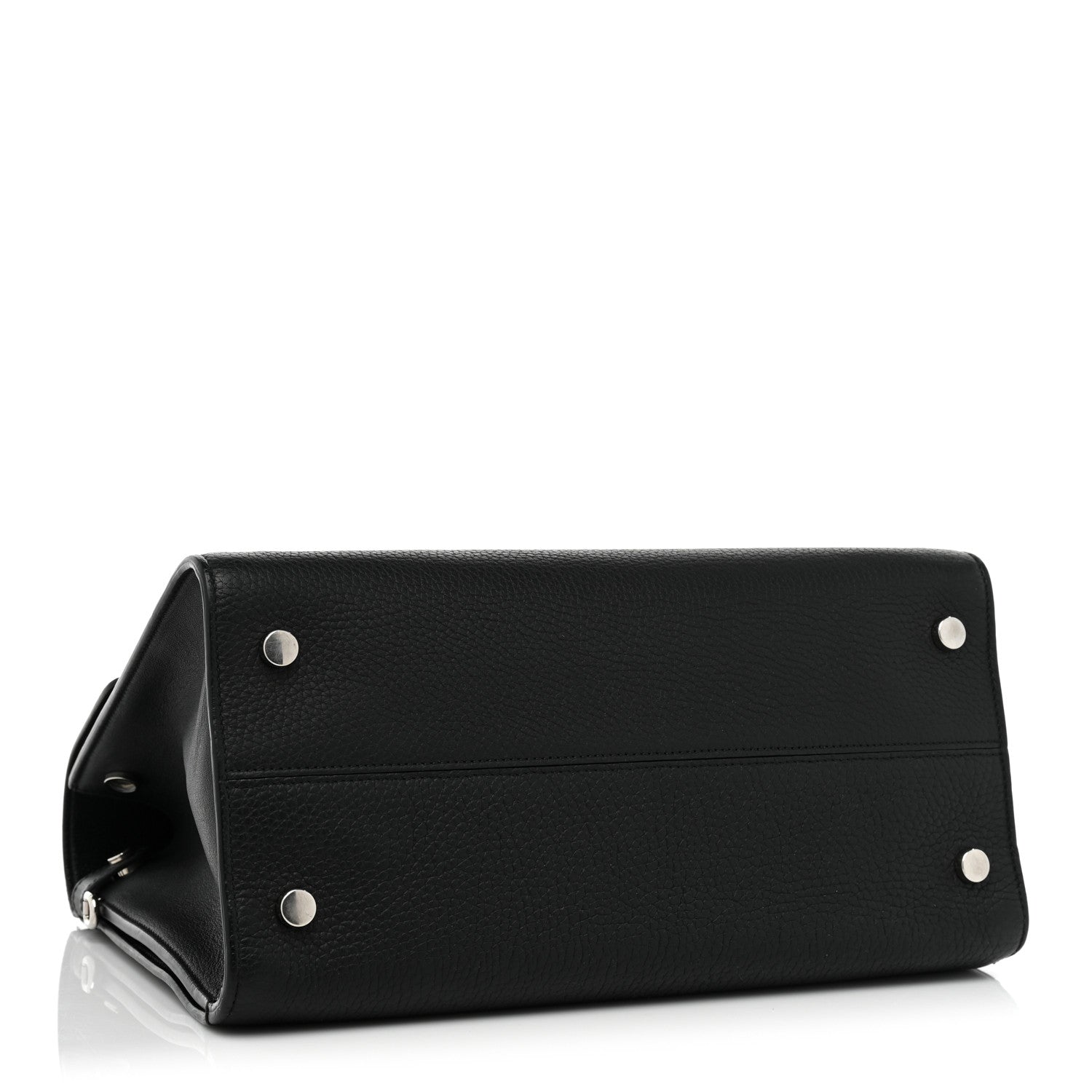 Christian Dior Grained Calfskin Medium Diorever Flap Black 4 of 12