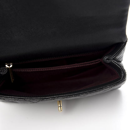 Chanel Caviar Quilted Mini Coco Handle Flap Black 4 of 10
