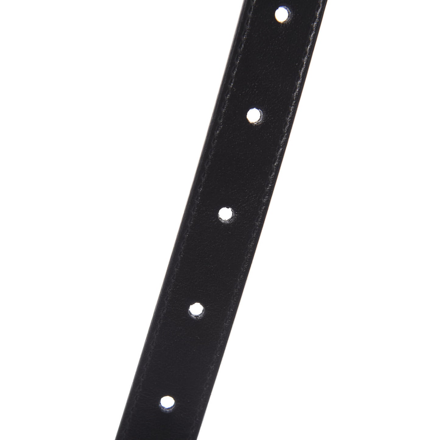 Plutone Calfskin Double G 20mm Belt 80 32 Black