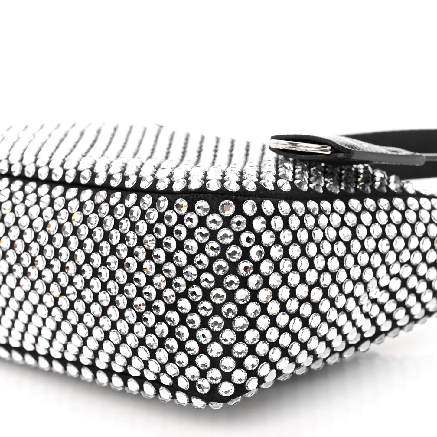 Satin Crystal Mini Re-Edition 2000 Bag Cristal