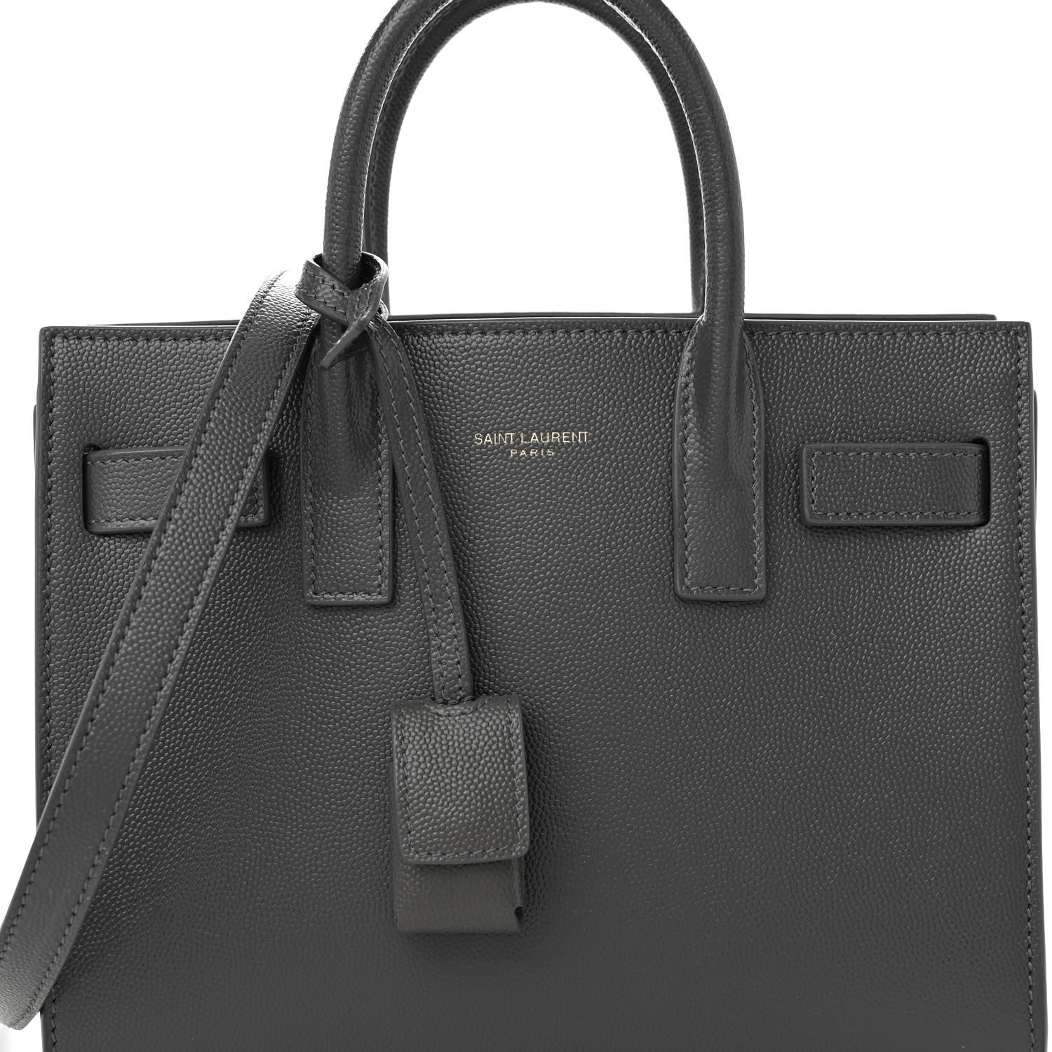 Saint Laurent Grain de Poudre Nano Sac De Jour Storm 8 of 10