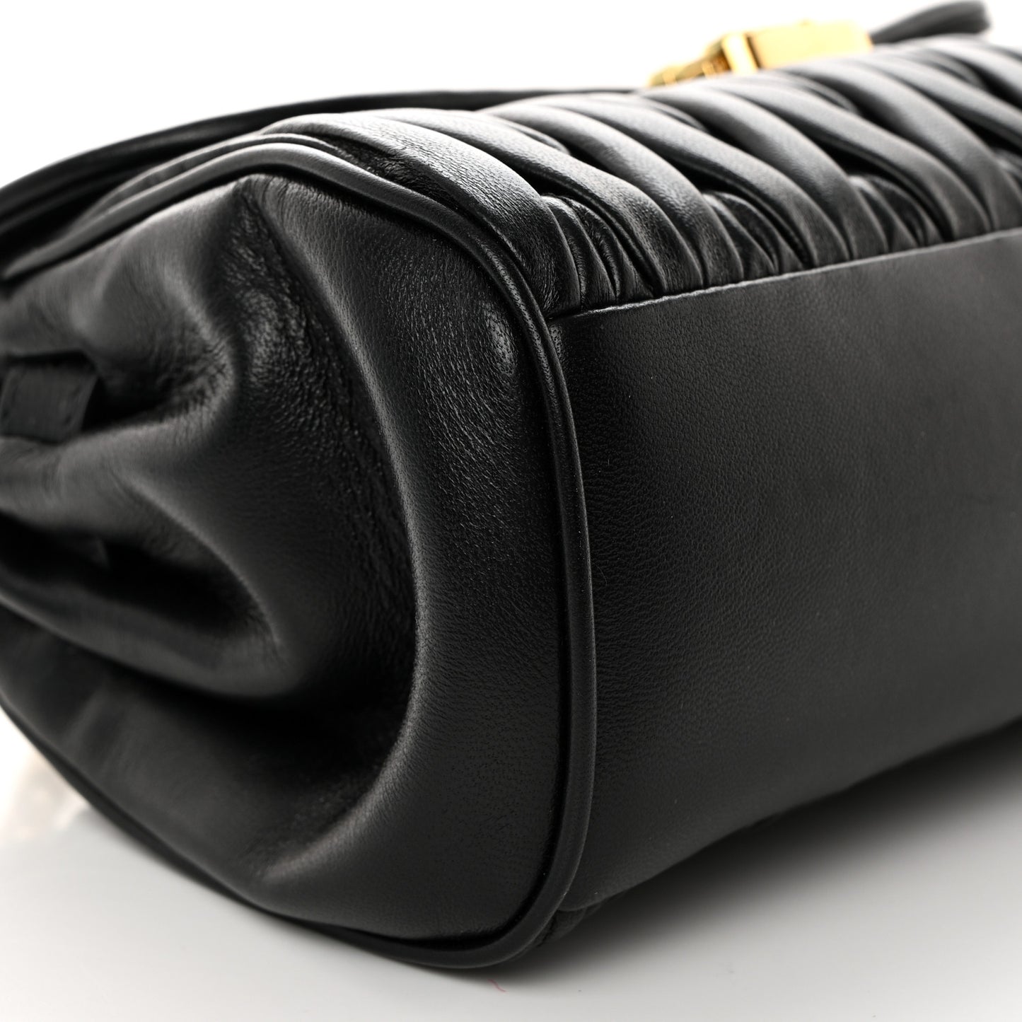 Nappa Matelasse Shoulder Bag Black