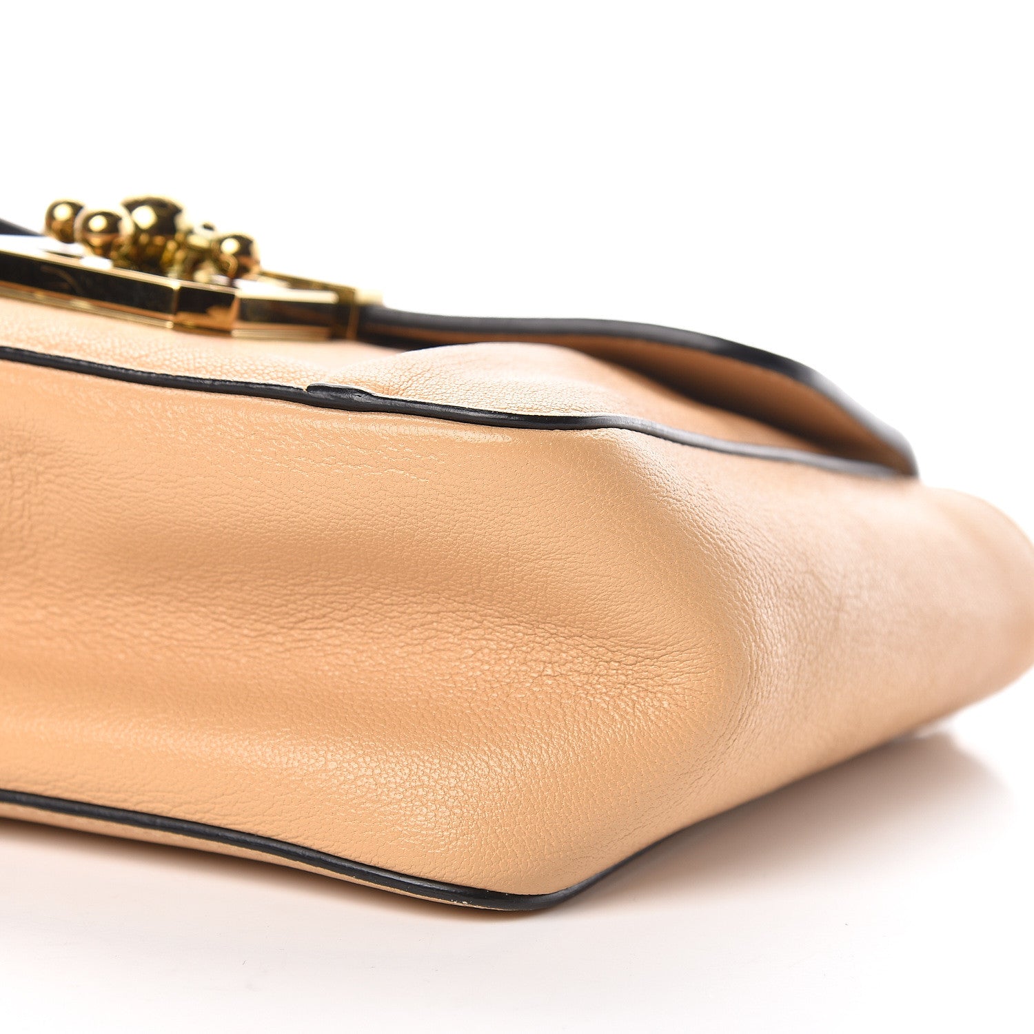 Chloe Goatskin Small Elsie Shoulder Bag Gingerbread 11 of 12