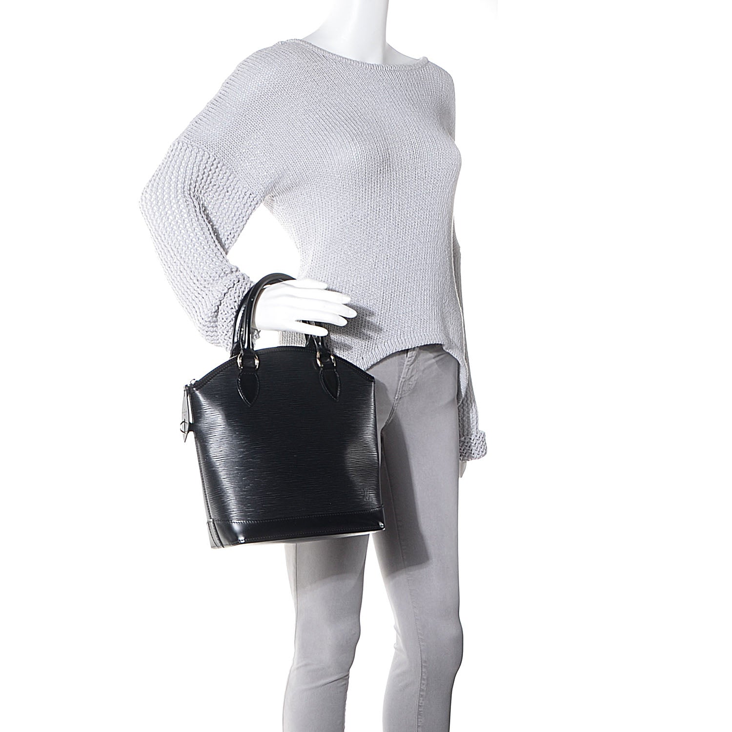 Louis Vuitton Epi Lockit PM Black 2 of 7
