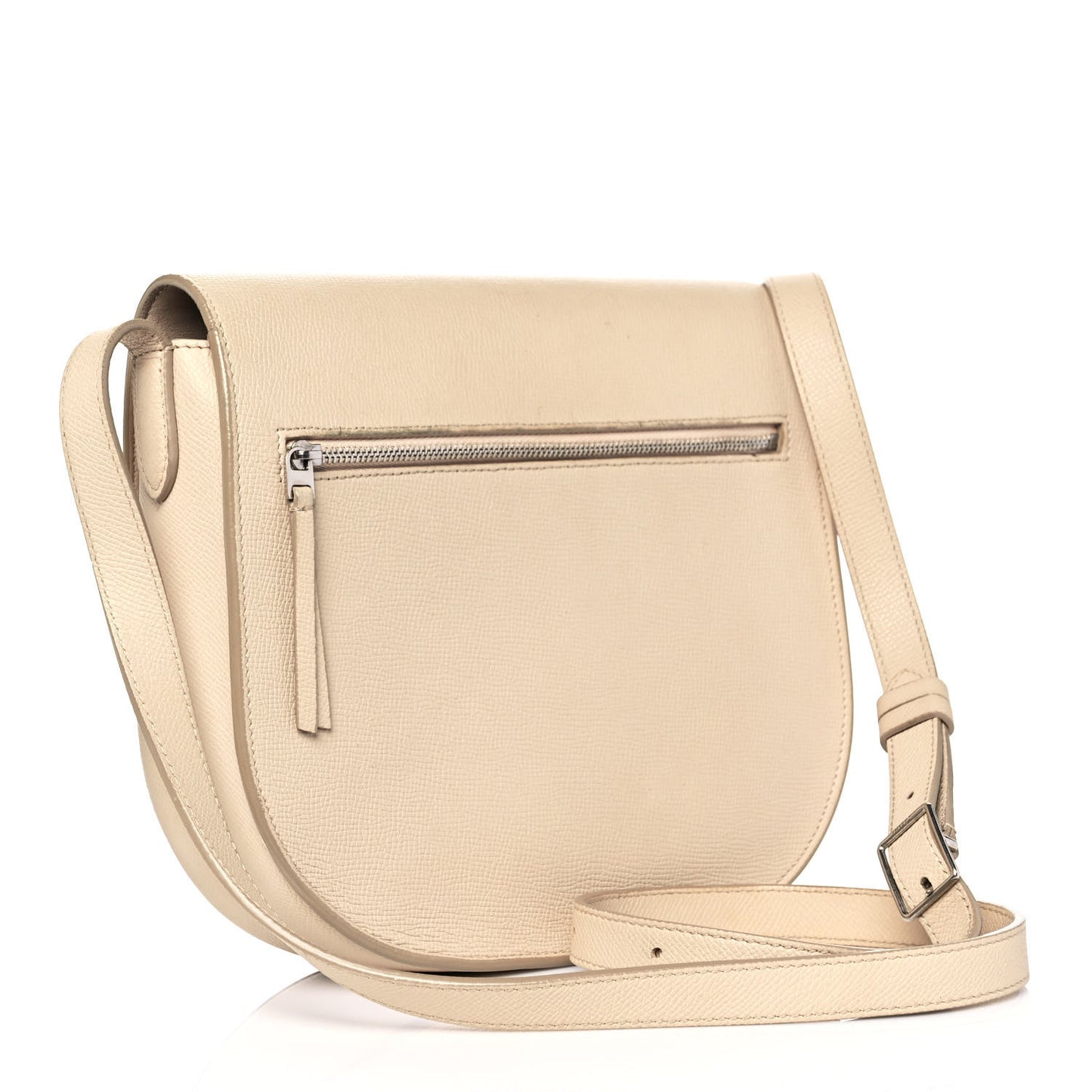 Grained Calfskin Small Trotteur Light Taupe