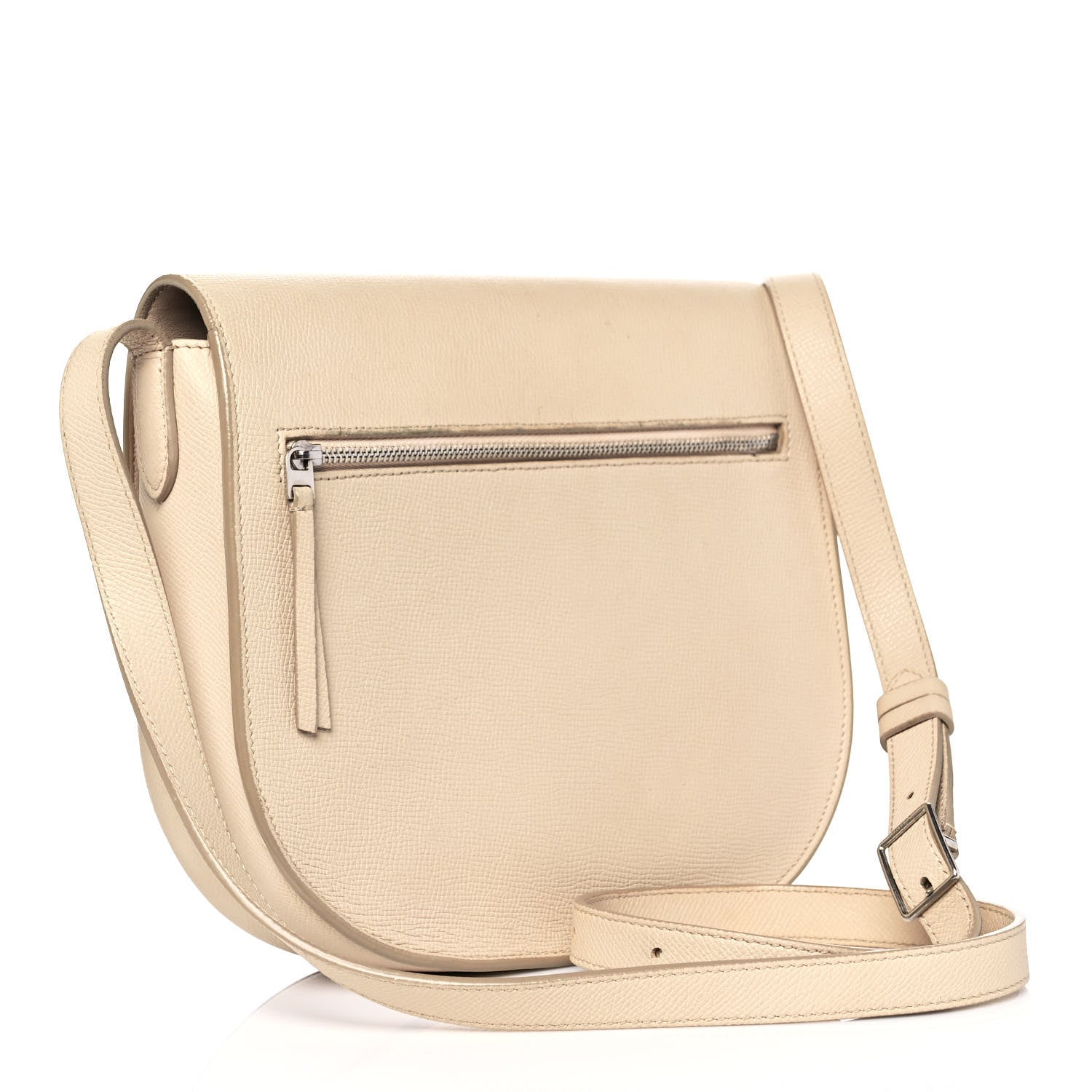 Celine Grained Calfskin Small Trotteur Light Taupe 2 of 8