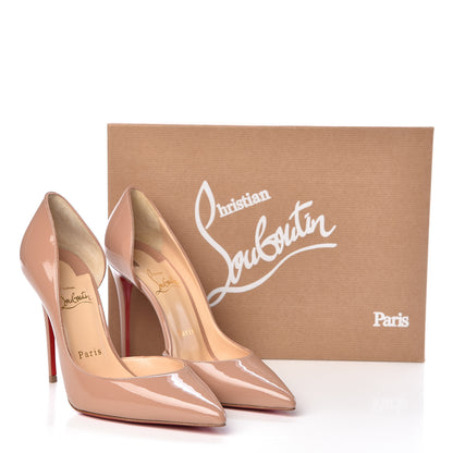 Christian Louboutin Patent Iriza 100 Pumps 36.5 Nude 8 of 8