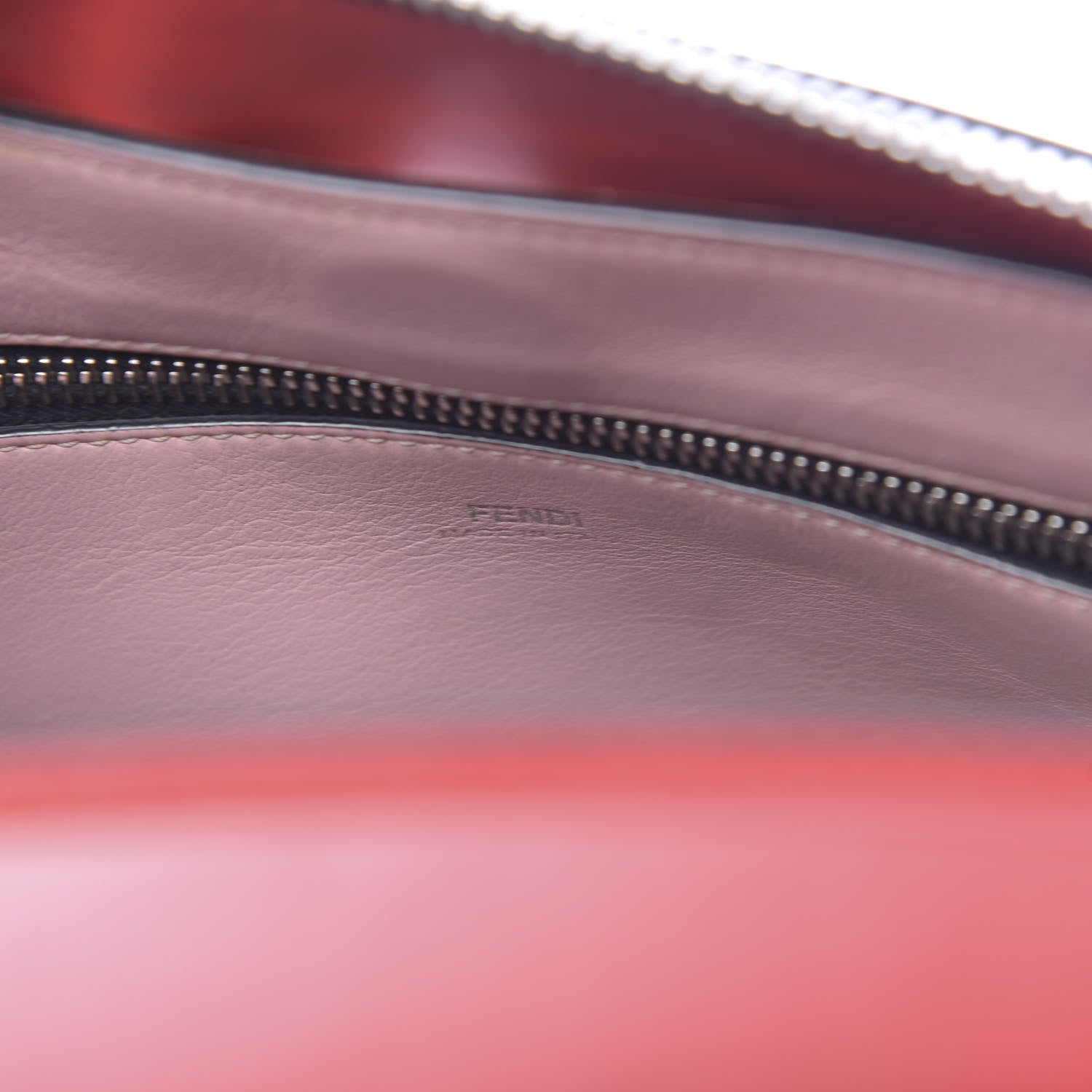 Fendi Vitello Baltico Dolce Shiny Nappa DotCom Satchel Caipiroska Bubblegum 6 of 10