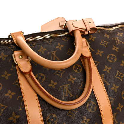 Louis Vuitton Monogram Keepall Bandouliere 55 14 of 16