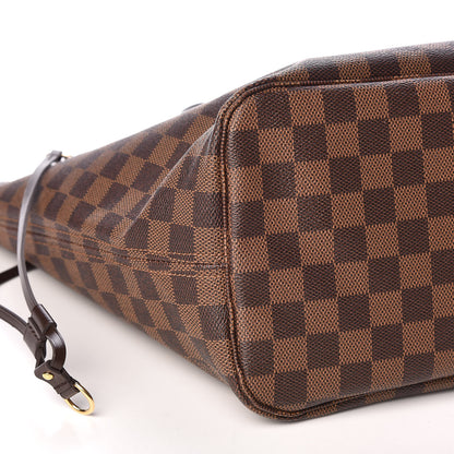 Louis Vuitton Damier Ebene Neo Neverfull MM Rose Ballerine 9 of 10
