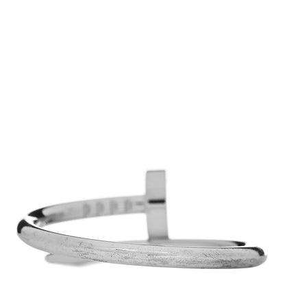 Cartier 18K White Gold Small Juste Un Clou Ring 53 6.25 3 of 5