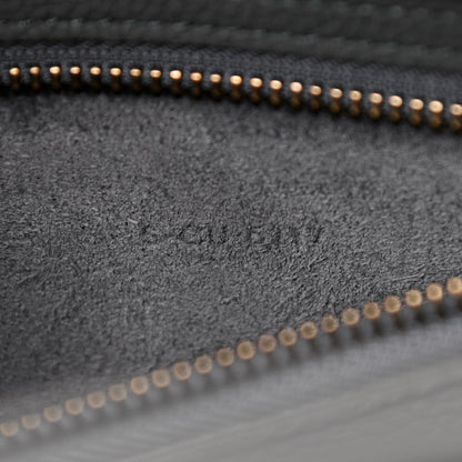 Celine Baby Drummed Calfskin Micro Luggage Kohl 7 of 9