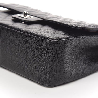 Chanel Caviar Quilted Jumbo Double Flap Black 6 of 10