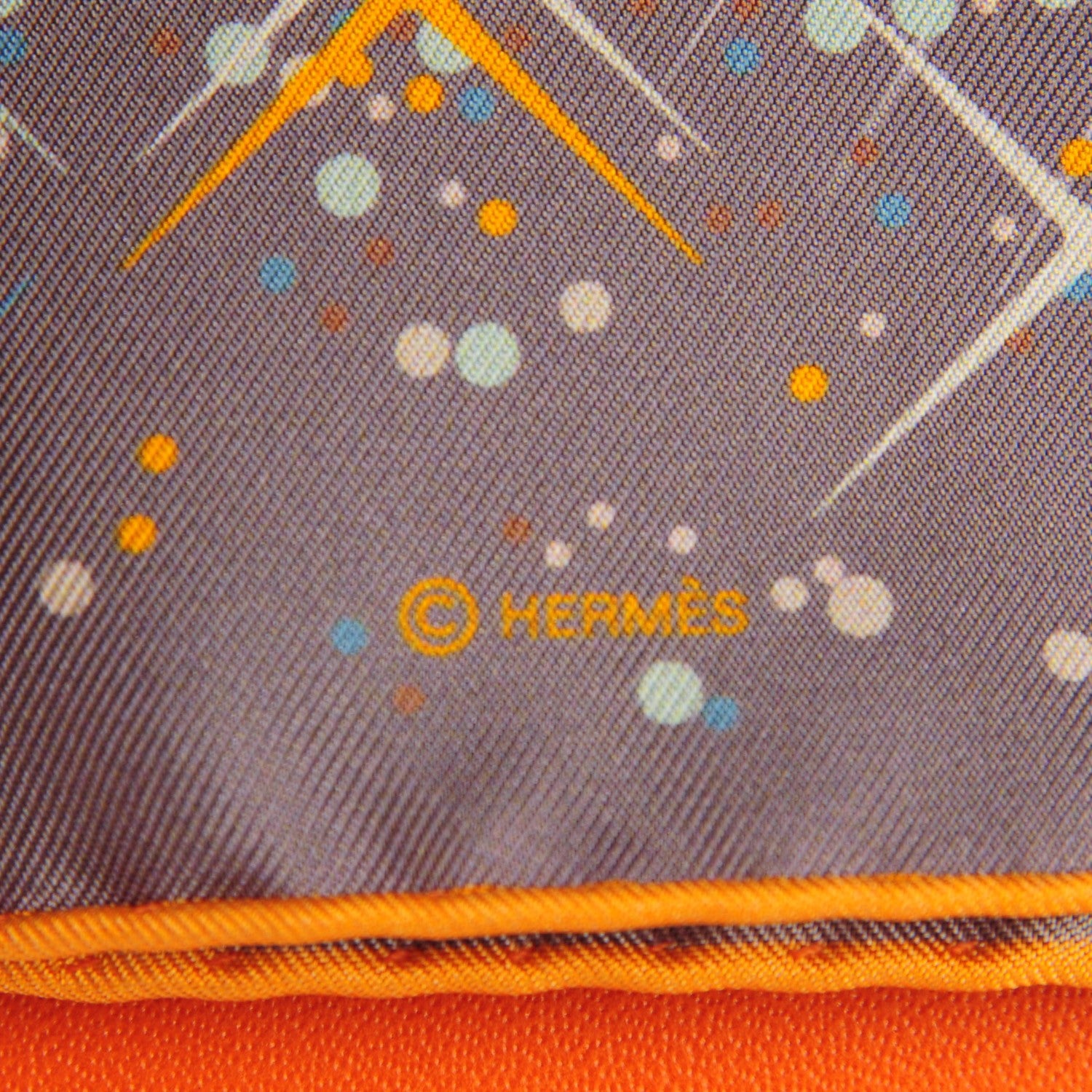 Hermes Silk Magic Kelly Scarf 90 Gris Perle Soleil 4 of 8