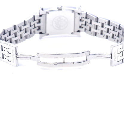 Hermes Stainless Steel 21mm Heure H Hour Quartz Watch Orange 5 of 6