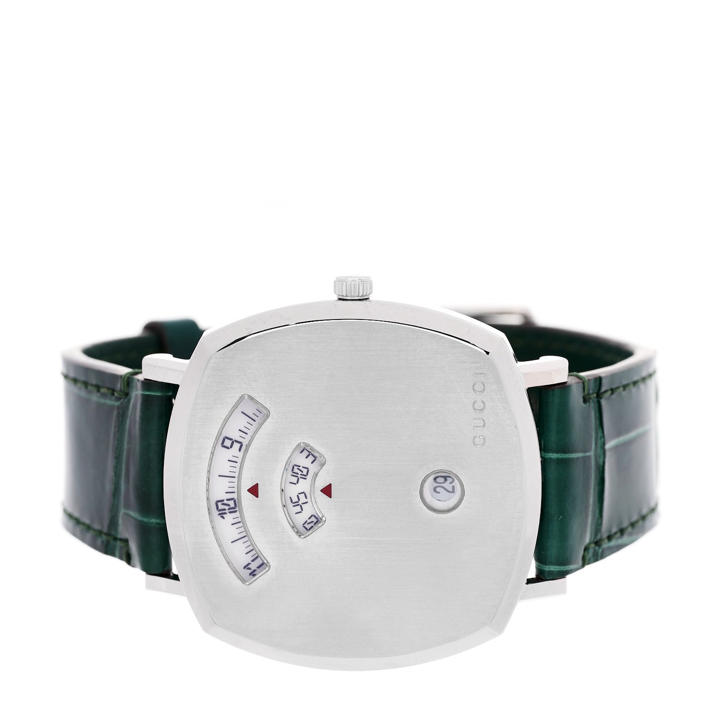 Stainless Steel Alligator 38mm Grip Quartz Watch Green