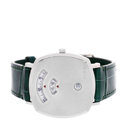 Gucci Stainless Steel Alligator 38mm Grip Quartz Watch Green 4 of 4
