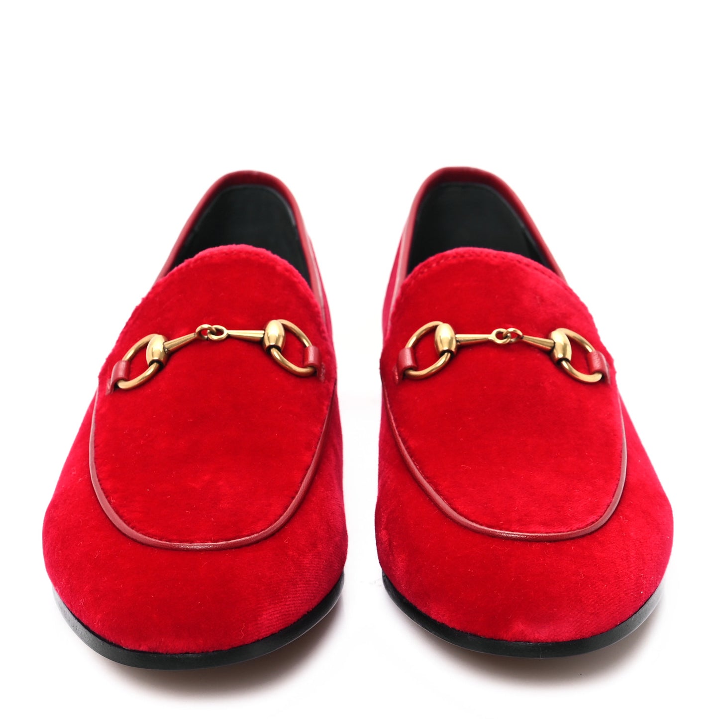 Velvet Horsebit Womens Jordaan Loafers 37 Hibiscus Red