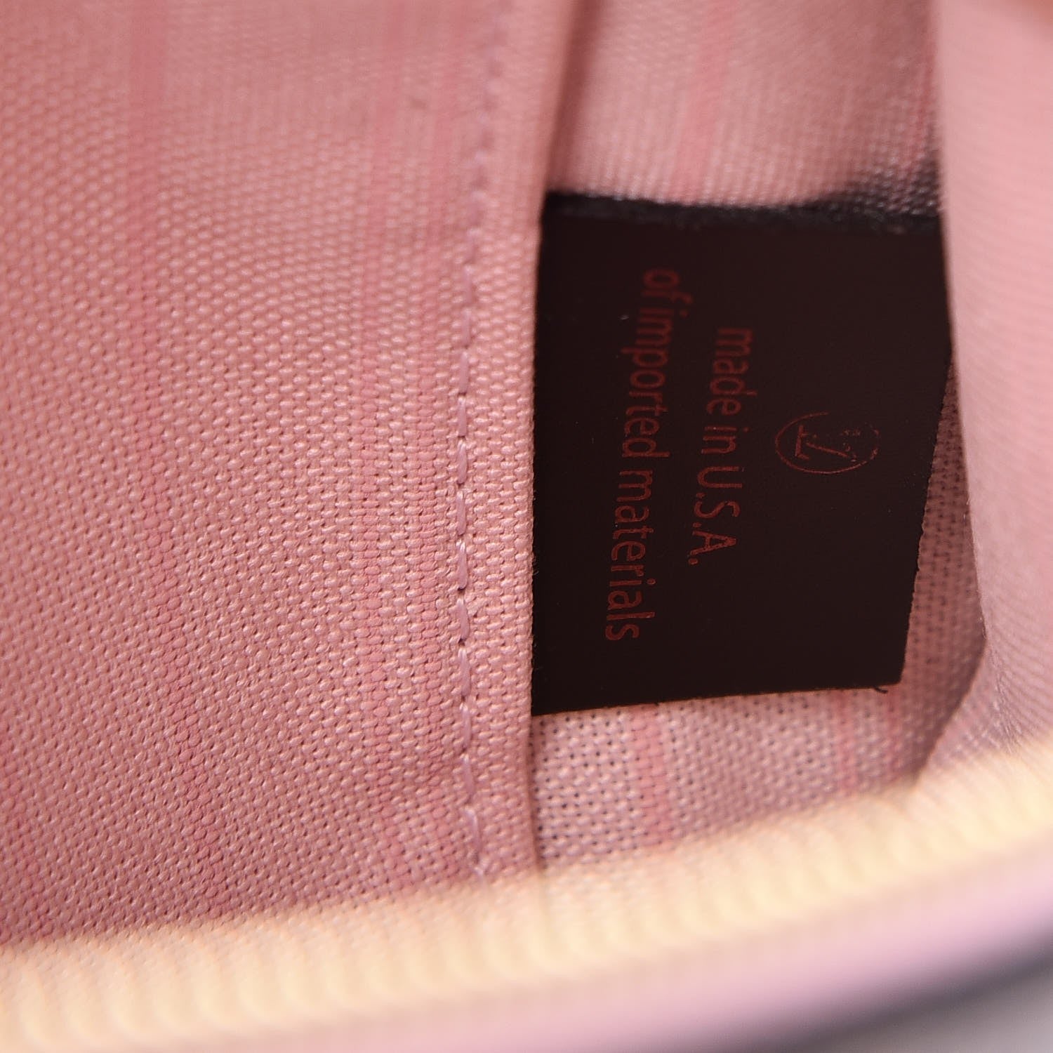 Louis Vuitton Damier Ebene Neverfull MM GM Pochette Rose Ballerine 7 of 8