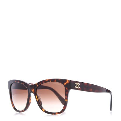 Chanel Acetate Runway Square Sunglasses 5380 Dark Tortoise 1 of 8