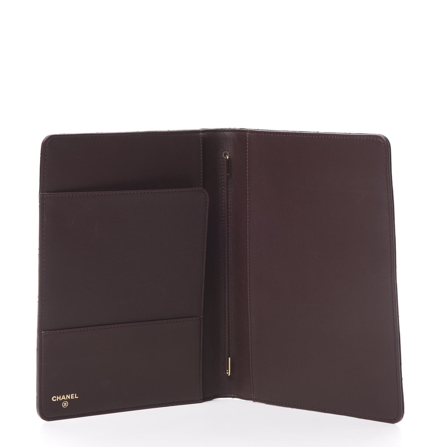Chanel Lambskin Quilted Large Agenda Cover Black 5 of 11