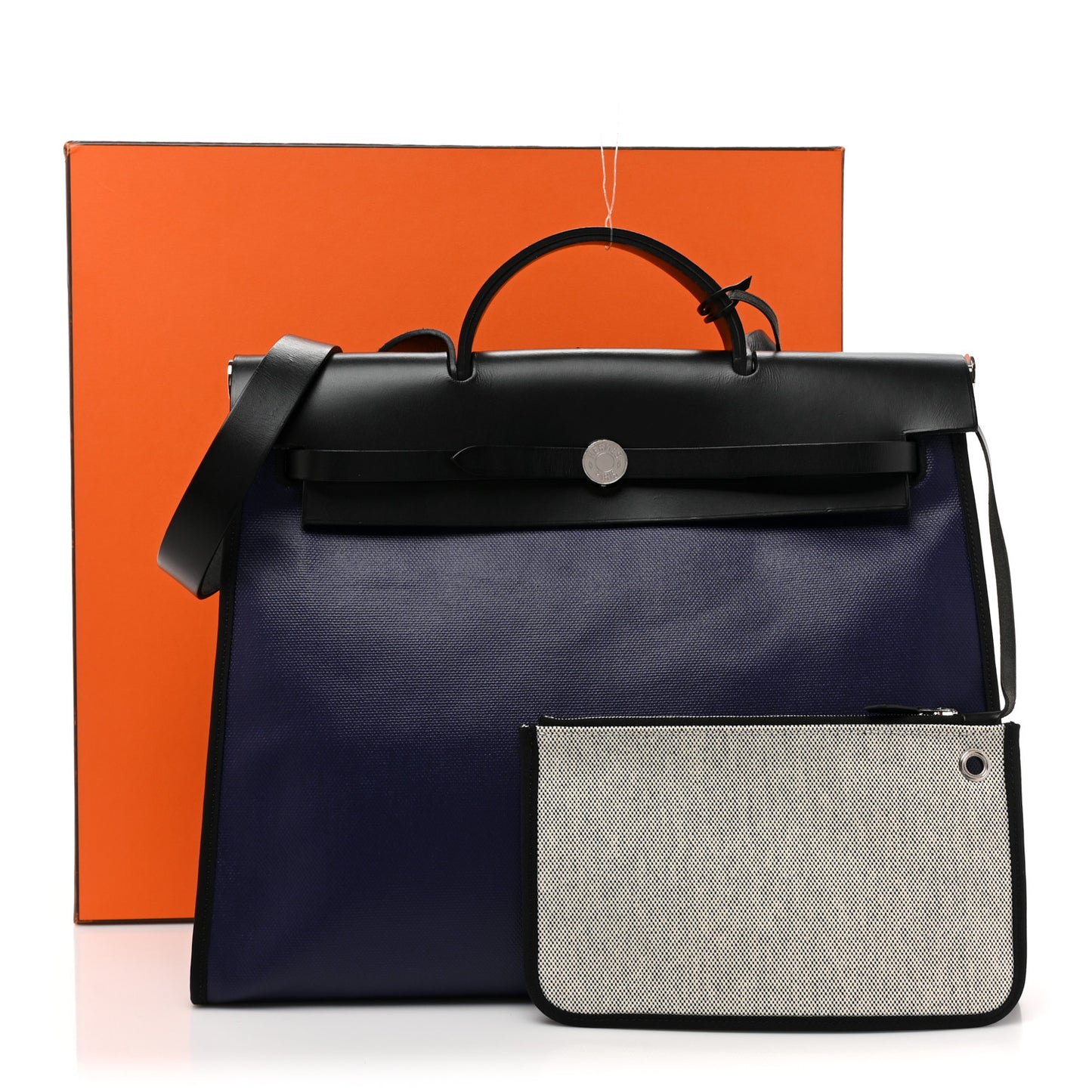 Toile H Berline Vache Hunter Herbag Zip 39 MM Bleu Saphir Black