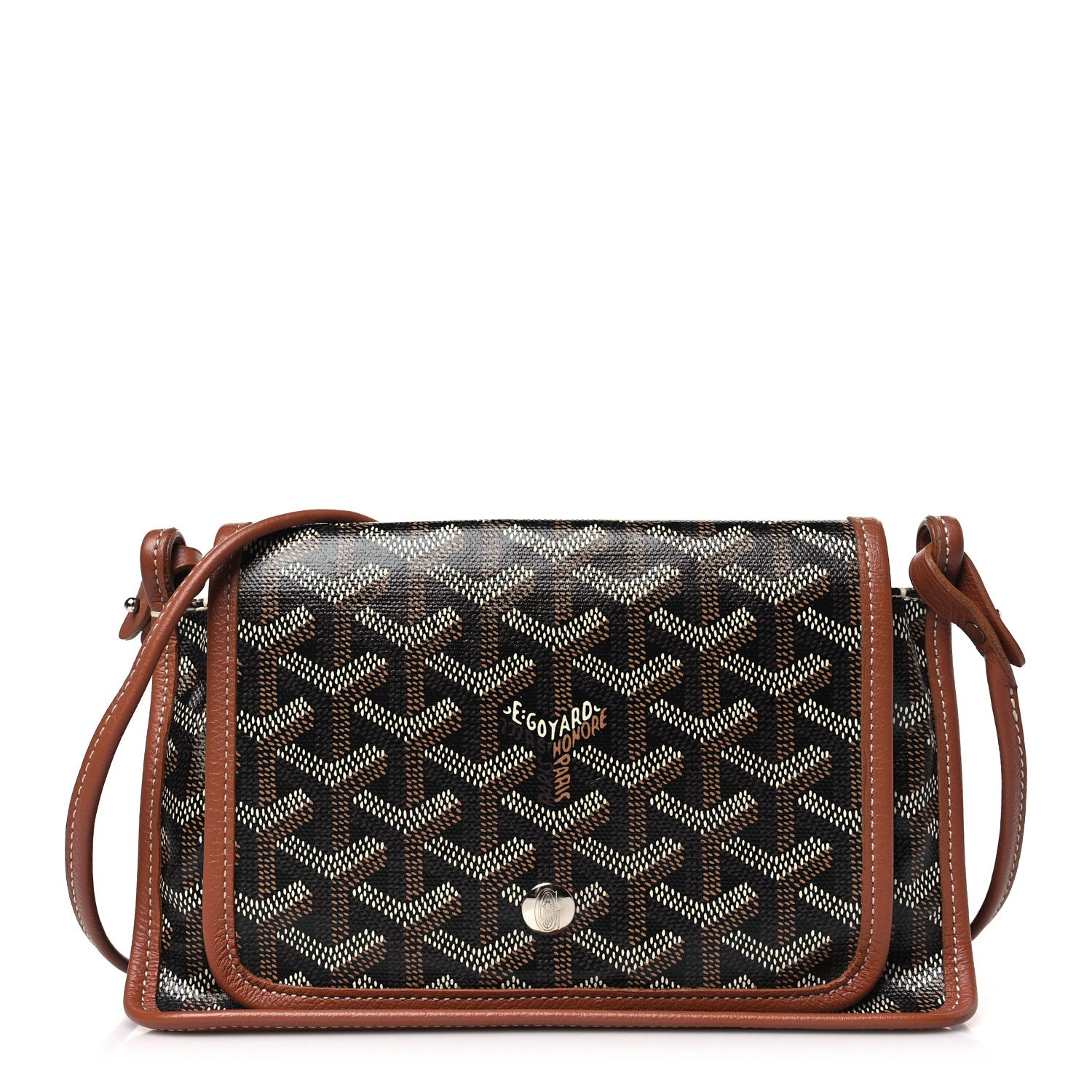Goyard Goyardine Plumet Wallet Clutch Black Gold 1 of 8