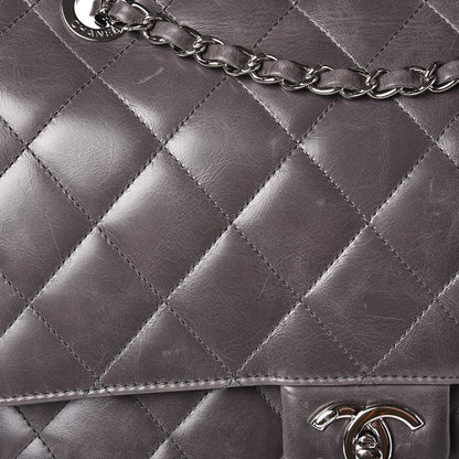 Chanel Glazed Calfskin Quilted Small CC Delivery Tote Grey 9 of 12