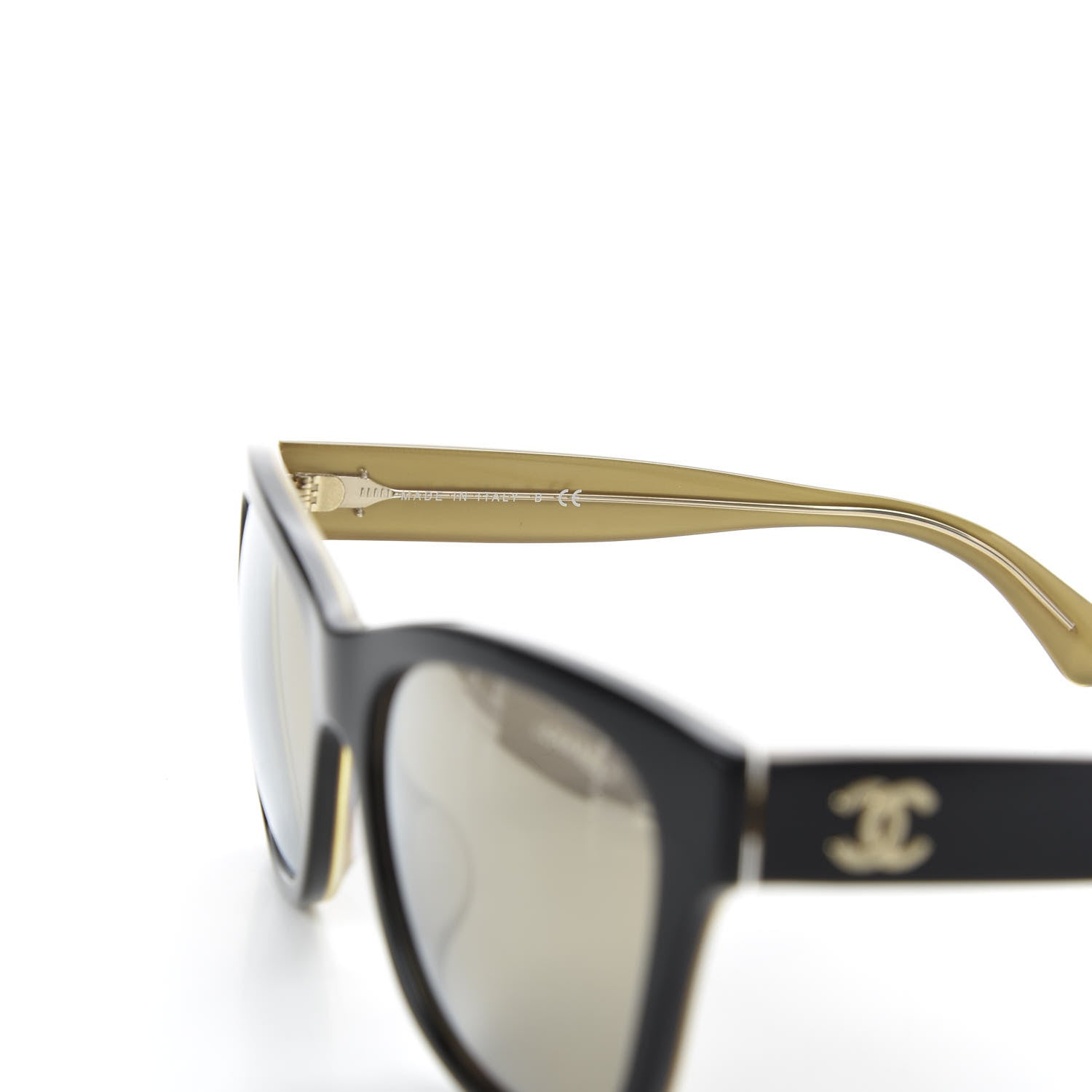 Chanel Acetate Square CC Sunglasses 5380 Black 5 of 8