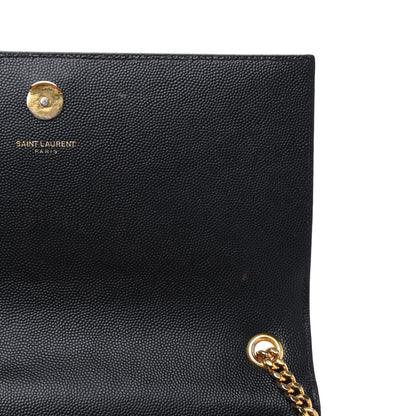 Saint Laurent Grain De Poudre Medium Classic Monogram Kate Satchel Black 4 of 4