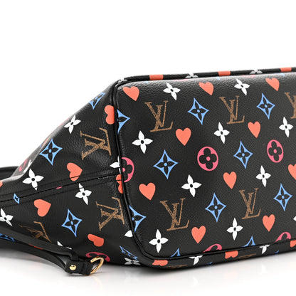Louis Vuitton Game On Neverfull MM Black 10 of 12