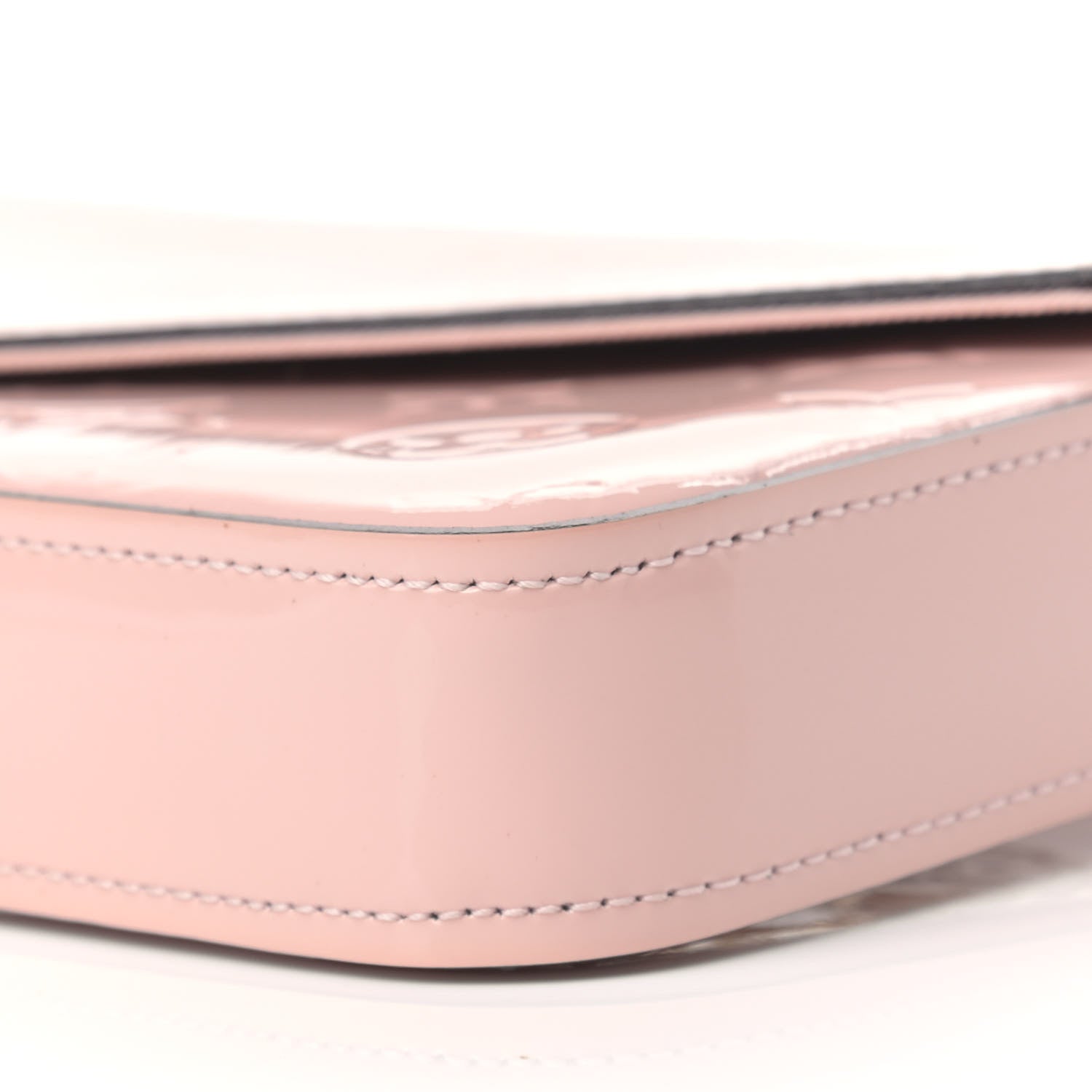 Louis Vuitton Vernis Felicie Chain Wallet Rose Ballerine 10 of 10
