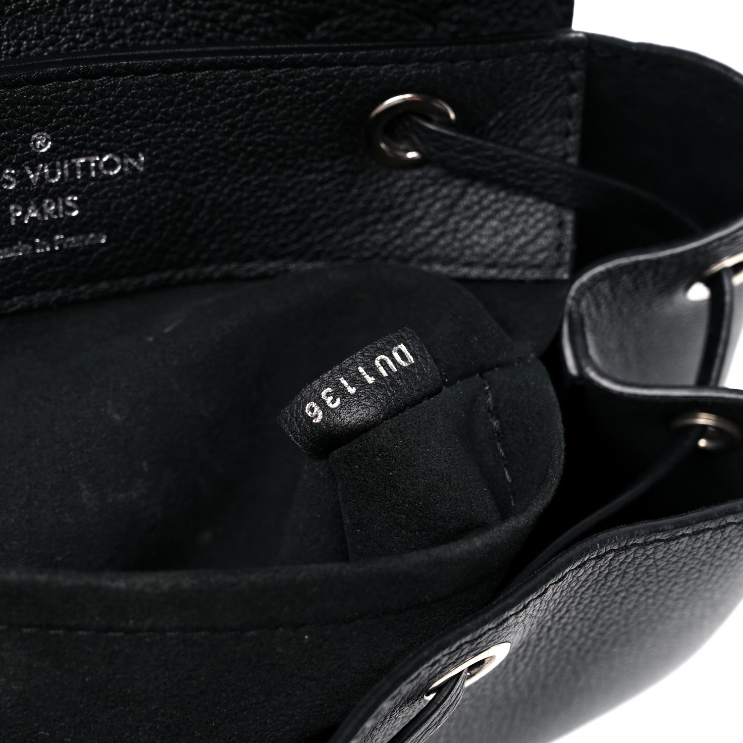 Louis Vuitton Calfskin Lockme Backpack Black 7 of 16