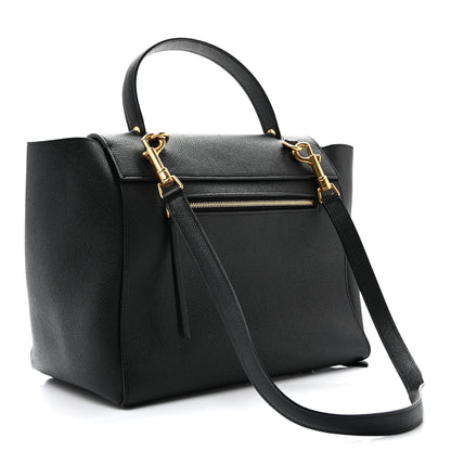 Celine Grained Calfskin Mini Belt Bag Black 3 of 9