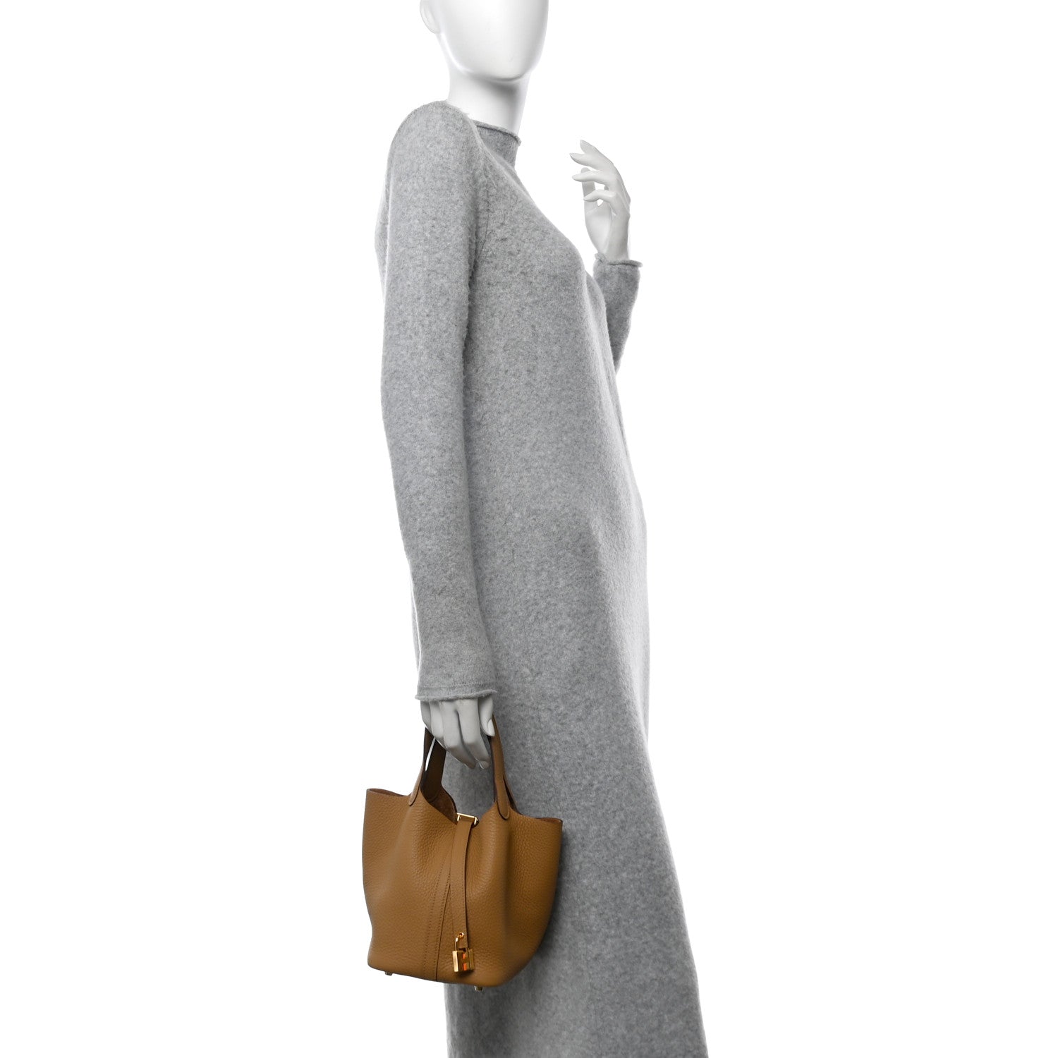 Hermes Taurillon Clemence Picotin Lock 18 PM Biscuit 3 of 11