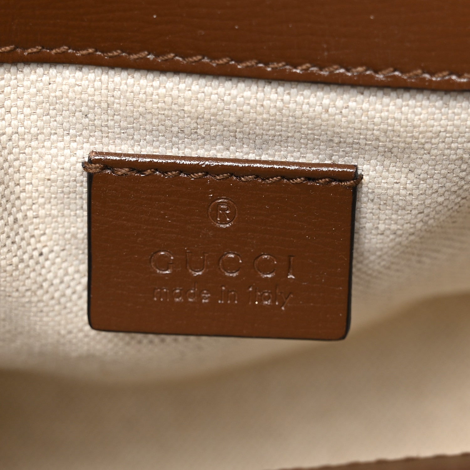 Gucci GG Supreme Monogram Web Mini Horsebit 1955 Shoulder Bag Beige Brown Sugar 6 of 11