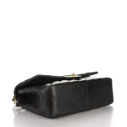 Chanel Lambskin Quilted Jumbo Double Flap Black 4 of 8