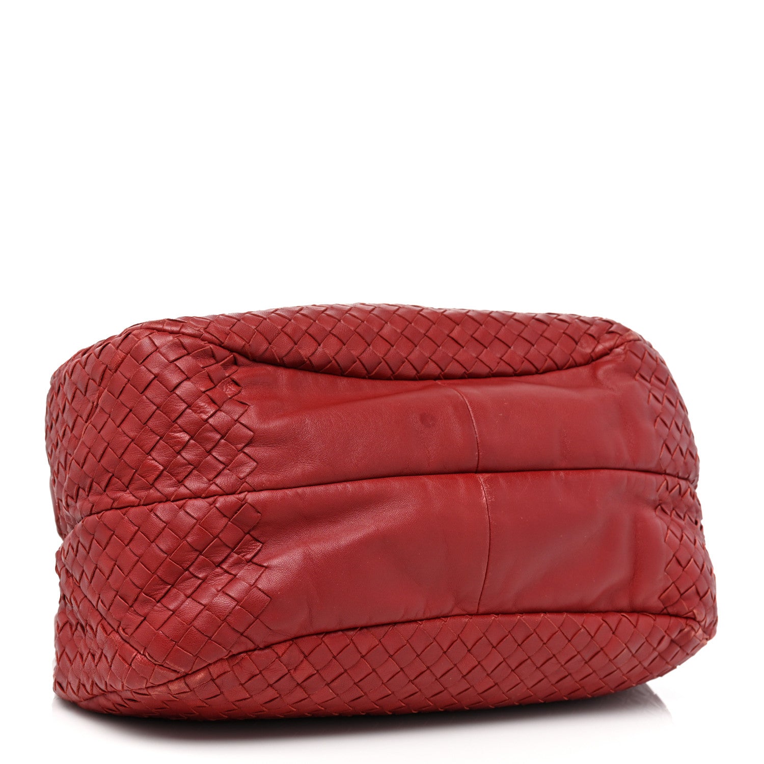 Bottega Veneta Nappa Intrecciato Medium Campana Hobo Red 3 of 15