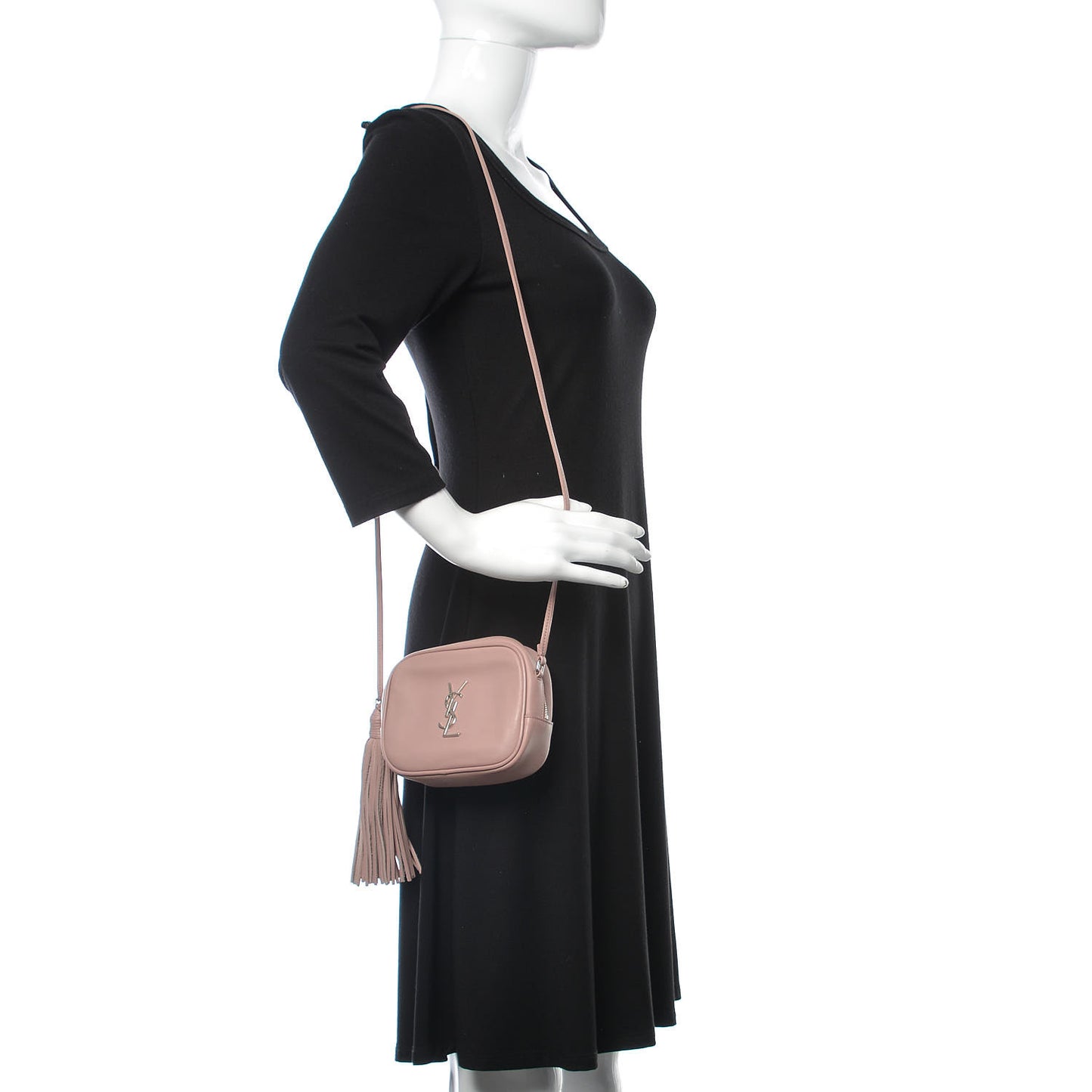 Nappa Monogram Blogger Bag Dusty Rose