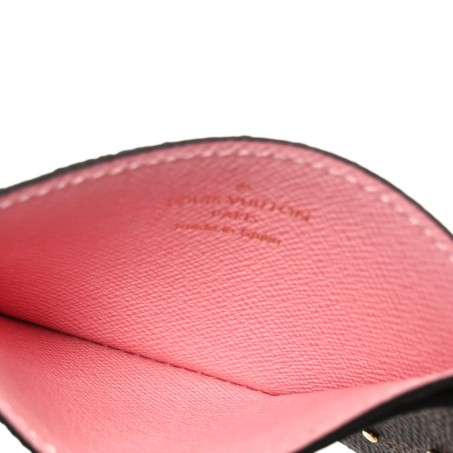 Damier Ebene Studded Card Holder