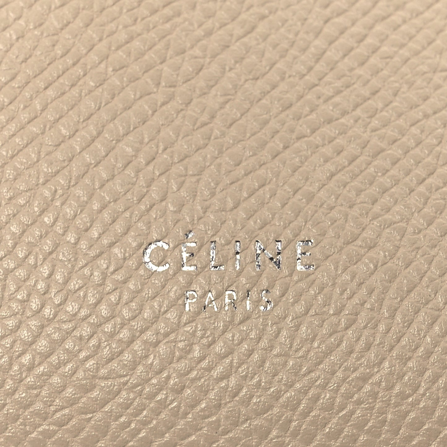 Grained Calfskin Mini Belt Bag Light Taupe