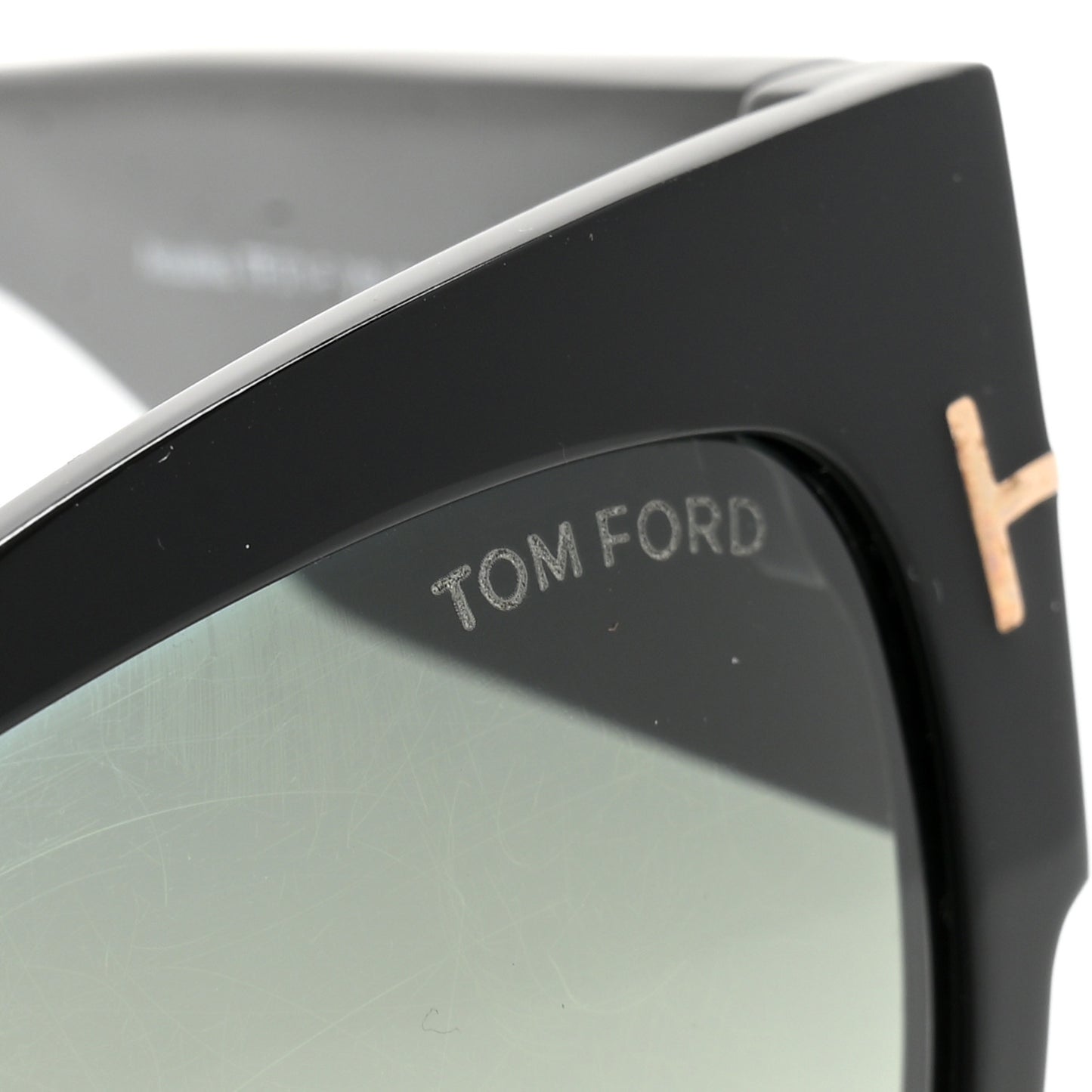 Acetate Anoushka Cat Eye Sunglasses TF371 Black