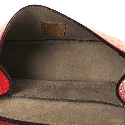 Chloe Grained Lambskin Drew Shoulder Bag Plaid Red 6 of 8