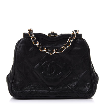 Chanel Lambskin Quilted Tassel Belt Bag Black 1 of 10
