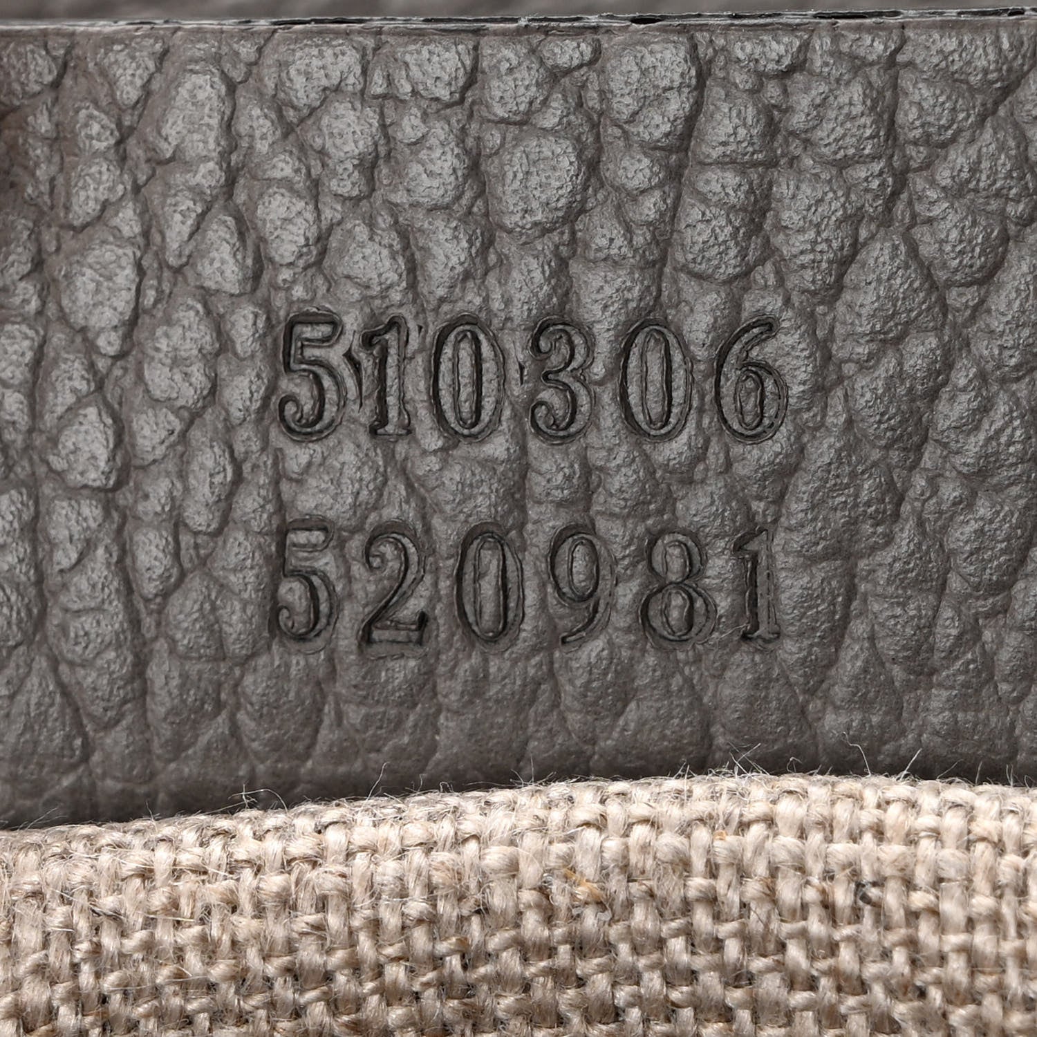 Gucci Dollar Calfskin Medium Interlocking G Top Handle Shoulder Bag Loess 7 of 10