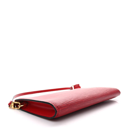Louis Vuitton Epi Pochette Accessories 24 Castillan Red 4 of 7