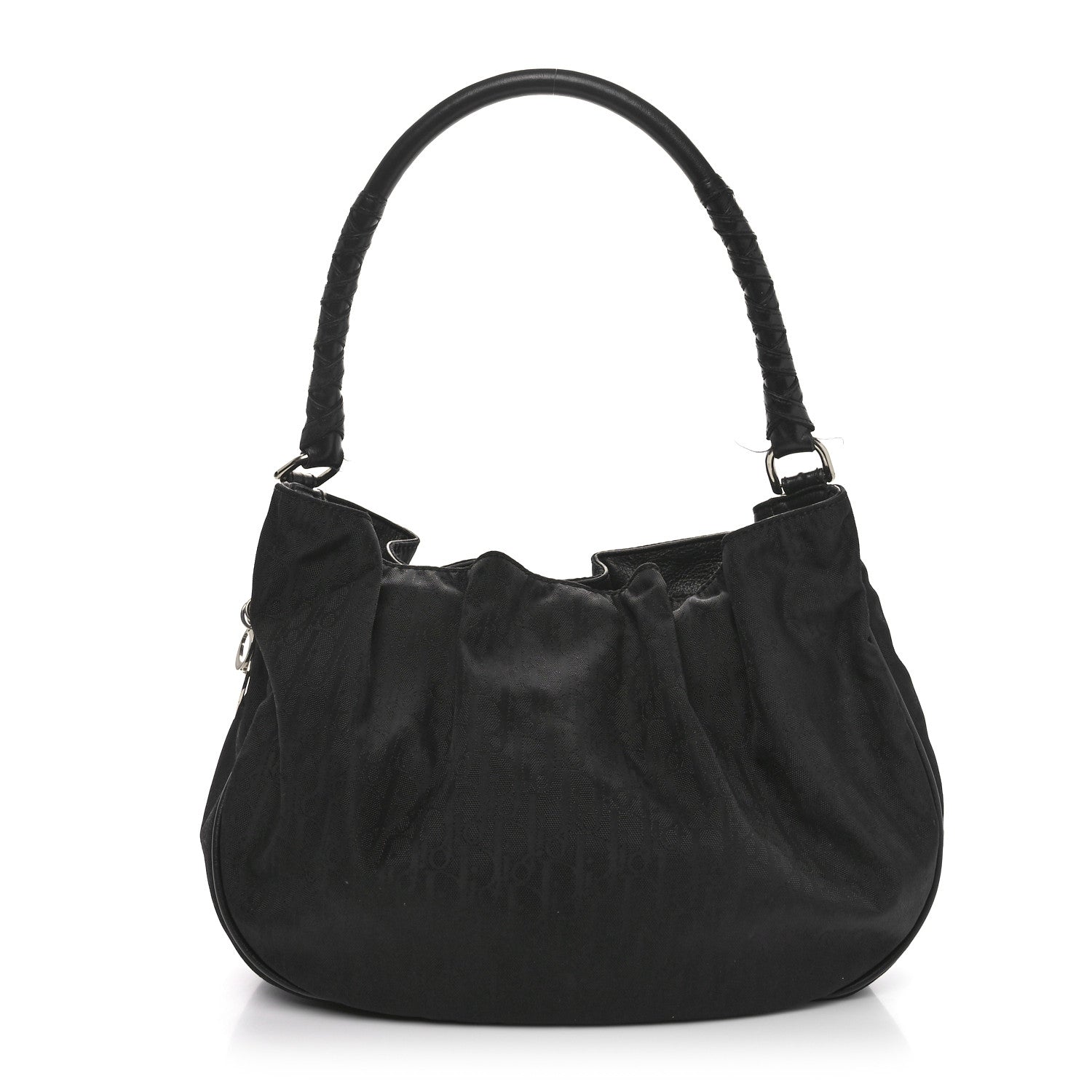 Christian Dior Nylon Monogram Lovely Hobo Black 1 of 11